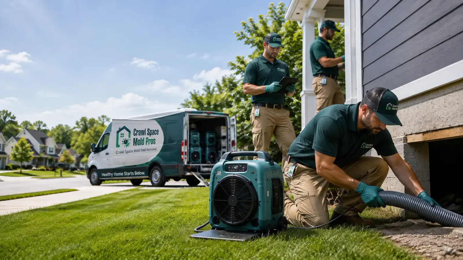 Crawl Space Mold Removal in Waldo, FL